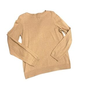 Talbots Womens Timeless Academia Heritage Sweater Large Cashmere Blend Preppy